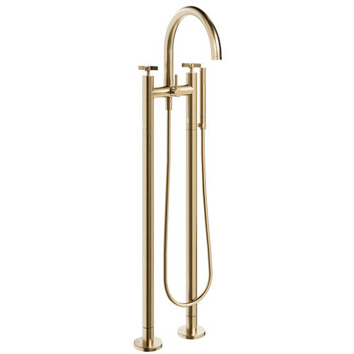 Additional image for Floorstanding Bath Shower Mixer Tap (Br Brass).