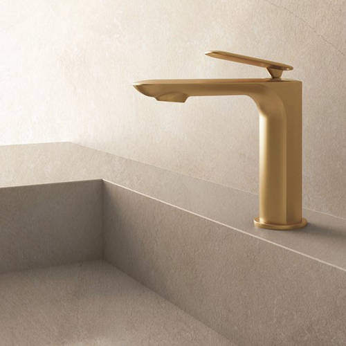 Additional image for Mono Basin Mixer Tap With Lever Handle (Br Brass).