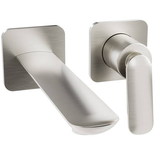 Additional image for Wall Mounted Basin Mixer Tap (Br Metallic).