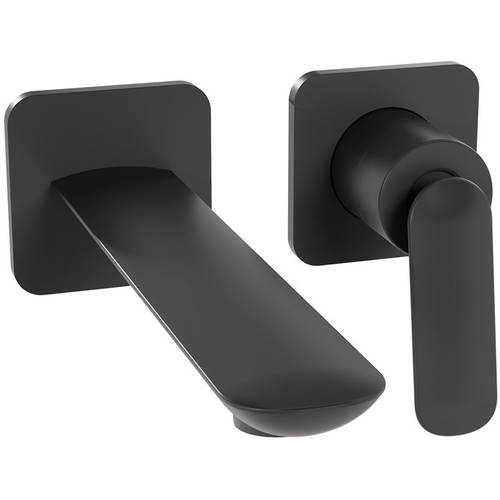 Additional image for Wall Mounted Basin Mixer Tap (M Black).