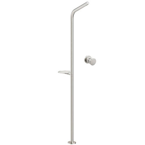 Additional image for Floor Standing Shower Column with Valve & Shelf (316 stainless Steel).