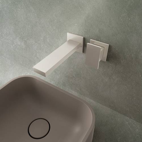 Additional image for Wall Mounted Basin Mixer Tap (Chrome).