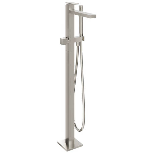 Additional image for Floorstanding Bath Shower Mixer Tap (Brushed Metallic).