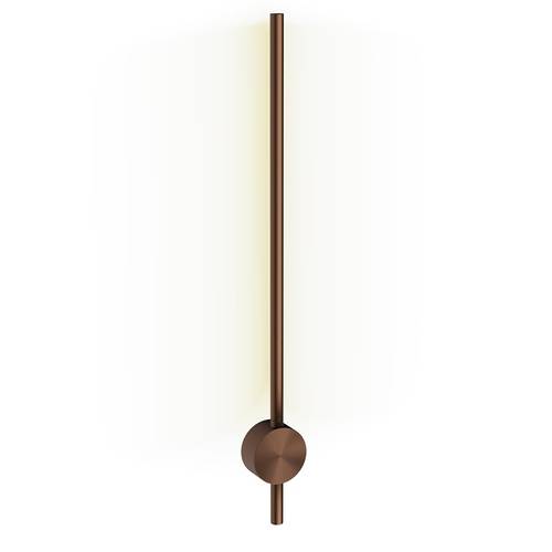 Additional image for Wall Mounted Pillar Light (Brushed Bronze).