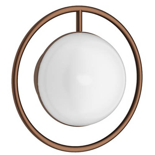 Additional image for Wall Mounted Halo Light (Brushed Bronze).