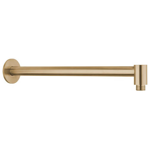 Additional image for Wall Mounted Shower Arm (Brushed Brass).