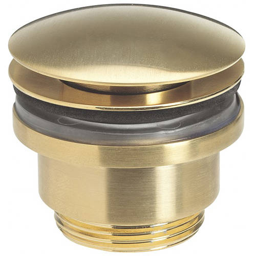 Additional image for Click Clack Basin Waste (Brushed Brass).