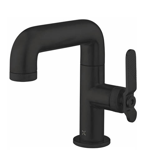 Additional image for Basin Mixer Tap With Lever Handle (Matt Black).