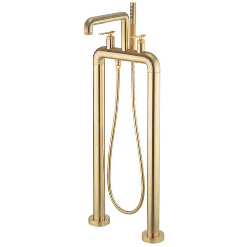 Additional image for Free Standing BSM Tap With Lever Handles (B Brass).