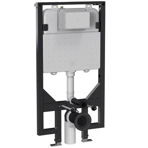 Additional image for Slim Wall Hung Toilet Support Frame With Cistern (NEW, 1140mm).
