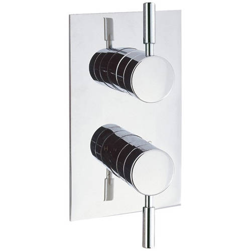 Additional image for Thermostatic Shower Valve (1 Outlet, Chrome).
