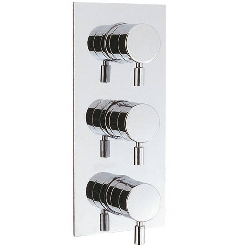 Additional image for Thermostatic Shower Valve With 3 Outlets & Diverter.