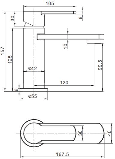 Additional image for Basin Mixer Tap (Chrome).