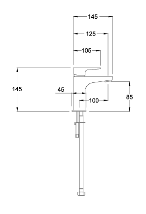 Additional image for Basin & Bath Filler Tap Pack (Chrome).