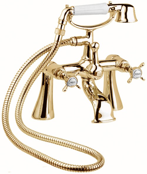 Additional image for 1/2" Bath Shower Mixer Tap With Shower Kit (Gold).