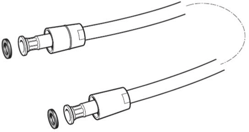 Additional image for Smooth Shower Hose 1500mm (Chrome).