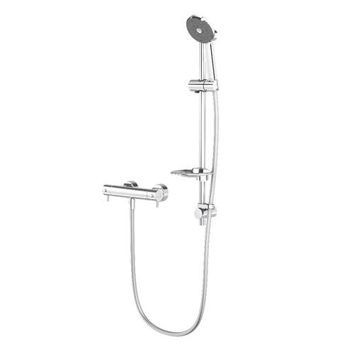 Additional image for Kiri Satinjet Cool to Touch Thermostatic Shower Pack (Chrome).