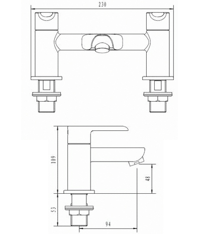 Additional image for Basin Taps & Bath Filler Tap Pack (Chrome).