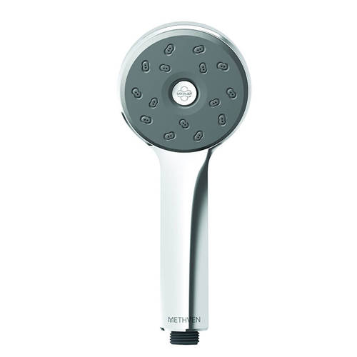 Additional image for Maku Satinjet Shower Handset  (Chrome & Graphite).