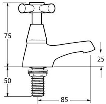 Additional image for Bath Taps (Pair).