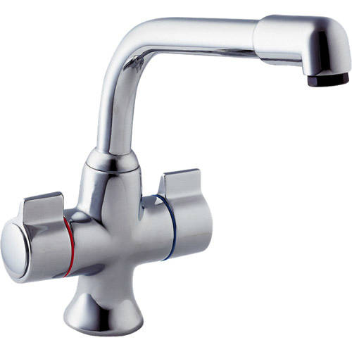 Additional image for Sauris Dual Flow Kitchen Tap, Swivel Spout (Chrome).