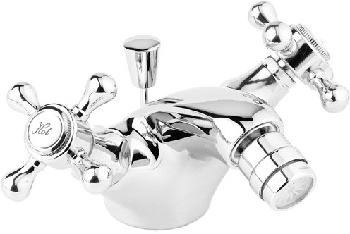 Additional image for Mono Bidet Mixer Tap With Pop Up Waste (Chrome).
