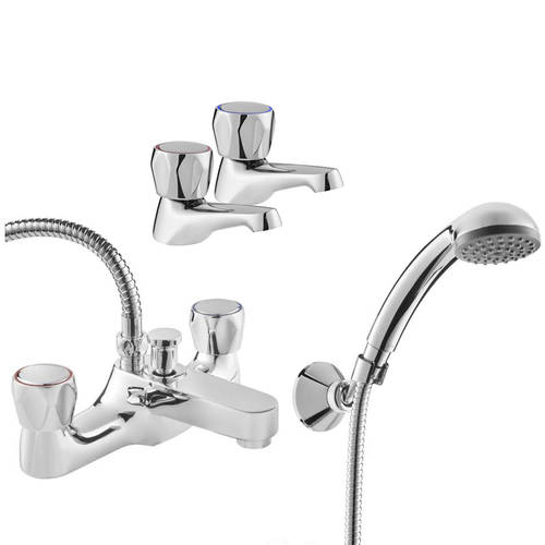 Additional image for Basin & BSM Tap Pack (Chrome).