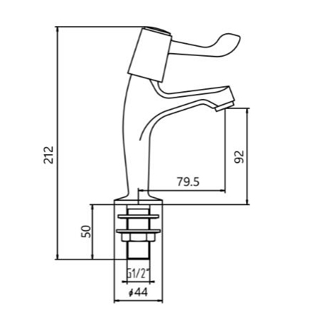 Additional image for Eco Sink Kitchen Taps With Lever Handles (Pair, Chrome).