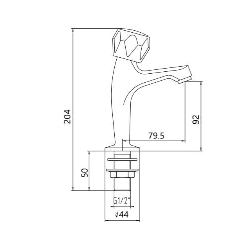 Additional image for Sink Kitchen Taps (Pair, Chrome).