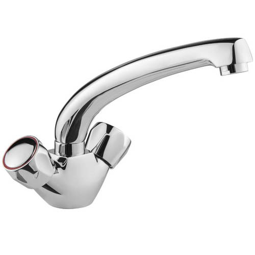 Additional image for Sink Mixer Kitchen Tap With Copper Tails (Chrome).