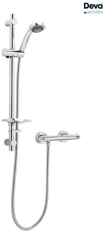 Additional image for Thermostatic Bar Shower Valve With Multi Mode Kit (Chrome).
