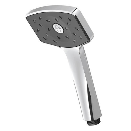 Additional image for Waipori Satinjet Shower Handset  (Chrome & Graphite).