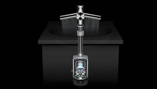 Additional image for Wash + Dry Commercial Tall Basin Tap (Sensor, Chrome).