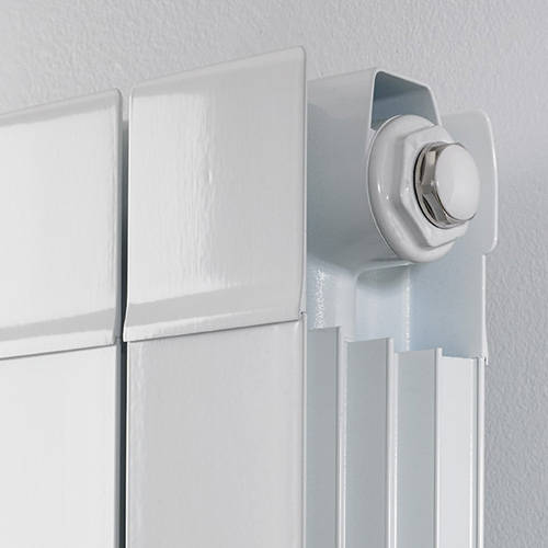 Additional image for Vertical Aluminium Radiator 500x1466 (White).