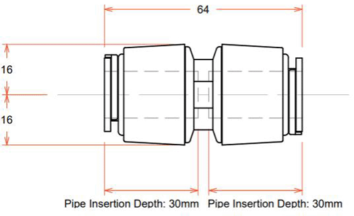 Additional image for Push Fit Coupling (15mm).