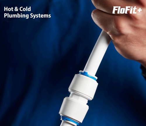 Additional image for 5 x Push Fit Flexi Hoses (22mm / 3/4", 300mm).