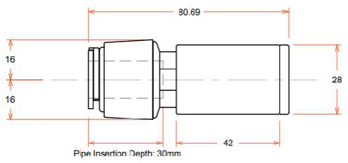 Additional image for Push Fit Straight Stem Reducer (15mm / 28mm).