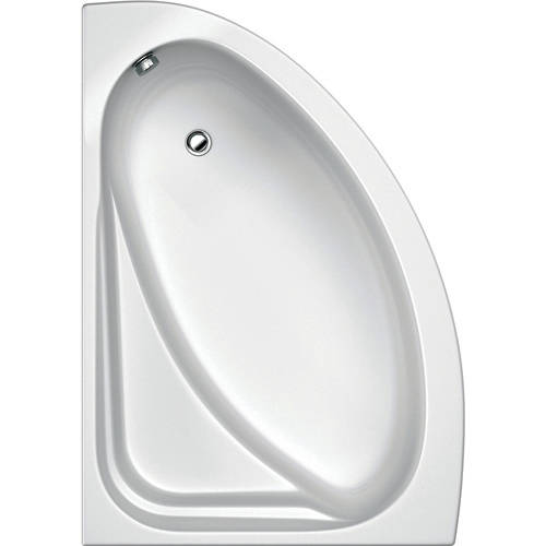 Additional image for Orlando LH Corner Bath & Panel, 1500x1040mm.