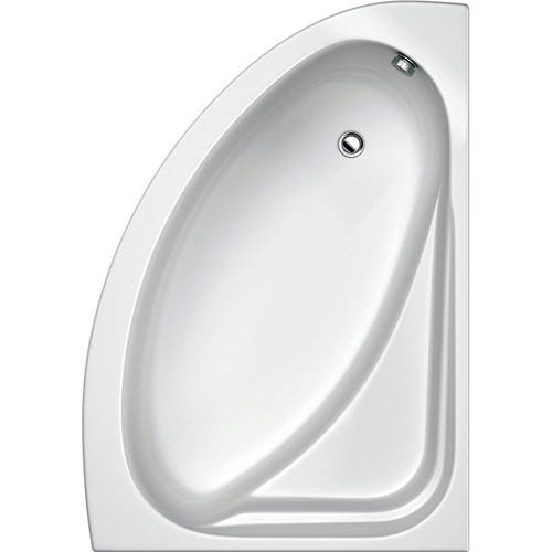 Additional image for Orlando RH Corner Bath & Panel, 1500x1040mm.