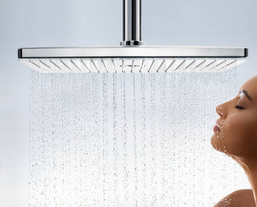 Additional image for Rainmaker 2 Jet Shower Head & Arm (460x300, White & Chrome).