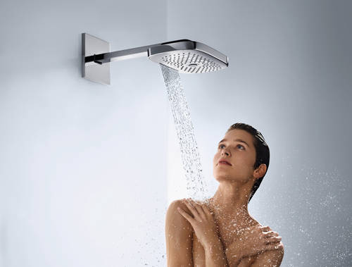 Additional image for Raindance E 300 3 Jet Shower Head & Arm (300x190mm, Chrome).