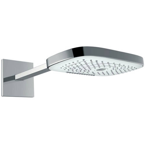 Additional image for Raindance 3 Jet Shower Head & Arm (300x190, White & Chrome).