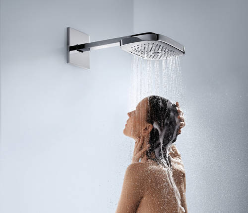 Additional image for Raindance 3 Jet Shower Head & Arm (300x190, White & Chrome).