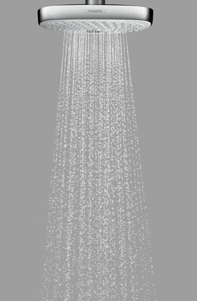 Additional image for Croma Select E 180 2 Jet Shower Head (180x180, White & Chrome).