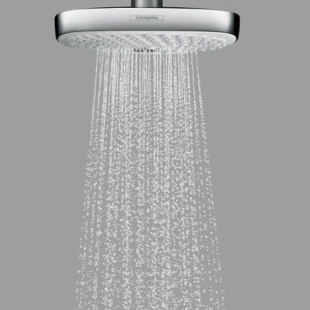 Additional image for Croma Select E 180 2 Jet Eco Shower Head (White & Chrome).