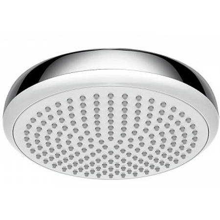 Additional image for Crometta 180 1 Jet Shower Head (Low Pressure, White & Chrome).