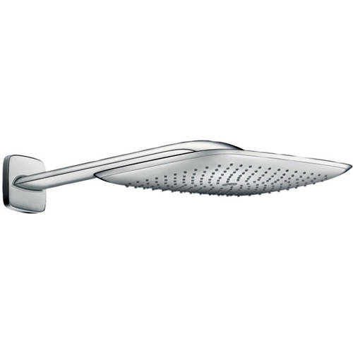 Additional image for PuraVida 400 Air 1 Jet Eco Shower Head & Arm (390x260, Chrome).