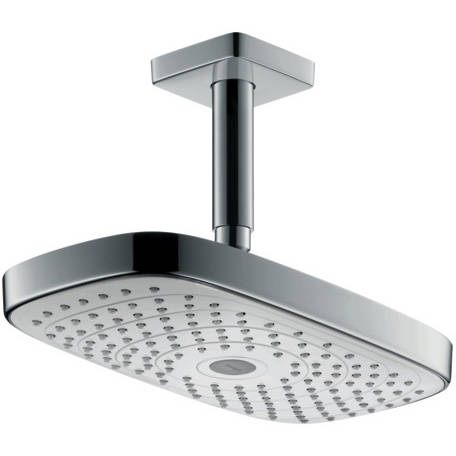 Additional image for Raindance E 300 2 Jet Eco Shower Head & Arm (White & Chrome).