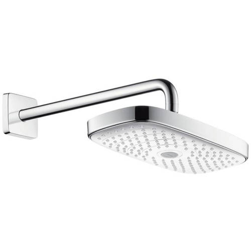 Additional image for Raindance E 300 2 Jet Eco Shower Head & Arm (White & Chrome).