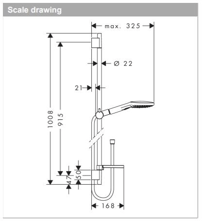 Additional image for Raindance Select E 120 3 Jet Shower & Unica